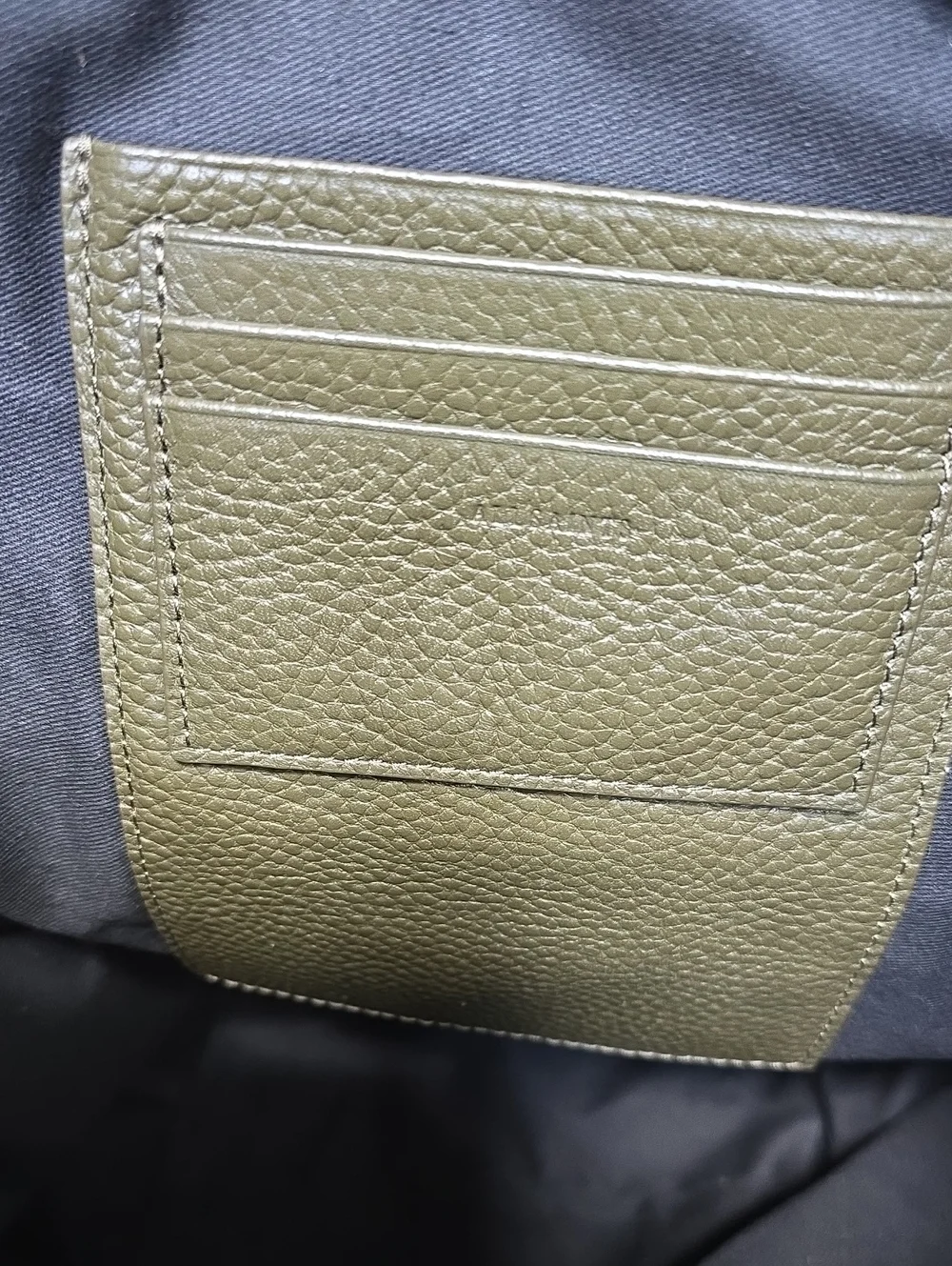 All Saints Anouck Sling Leather Backpack - Sycamore Green